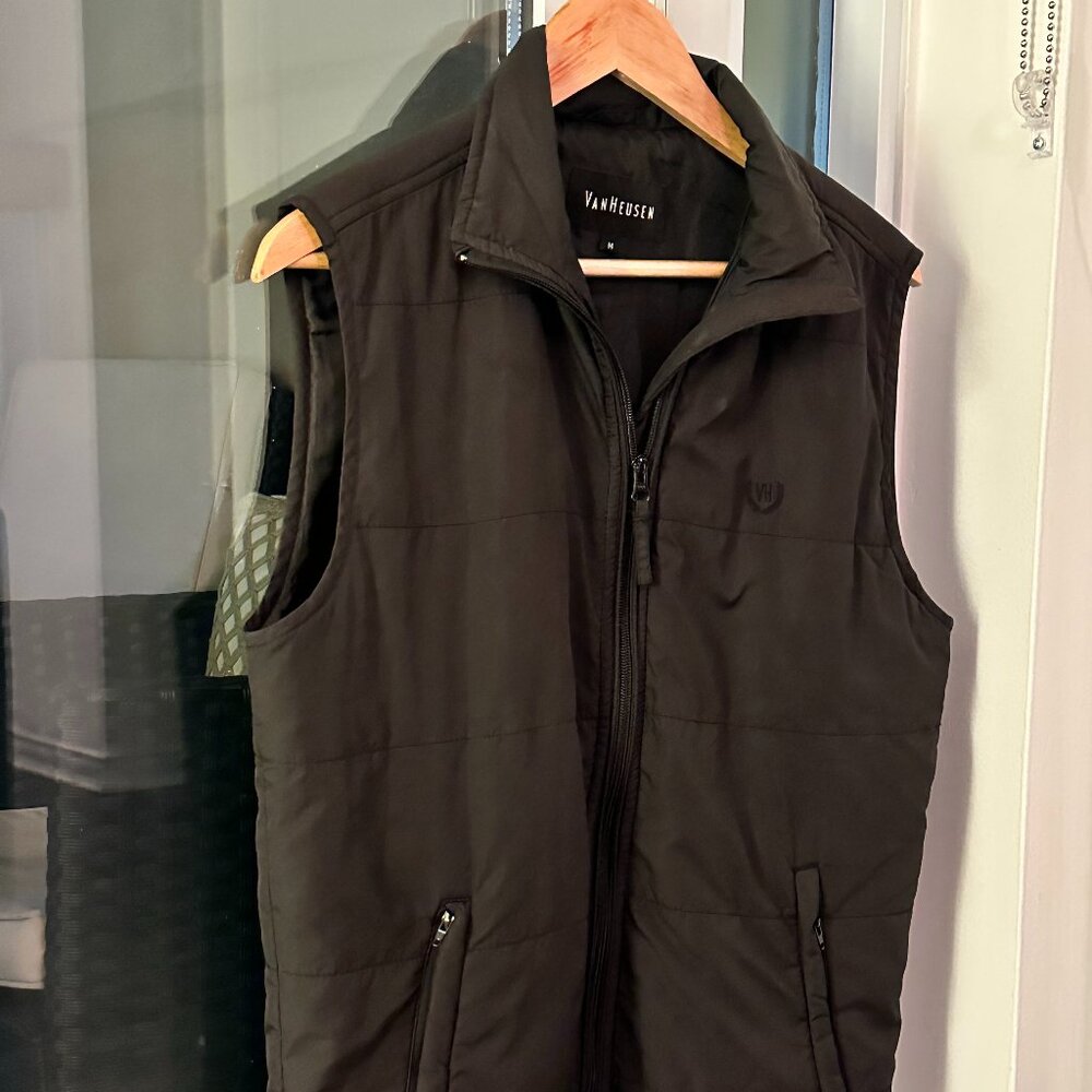 Van Heusen | Sleeveless Jacket / Vest | Black | Medium